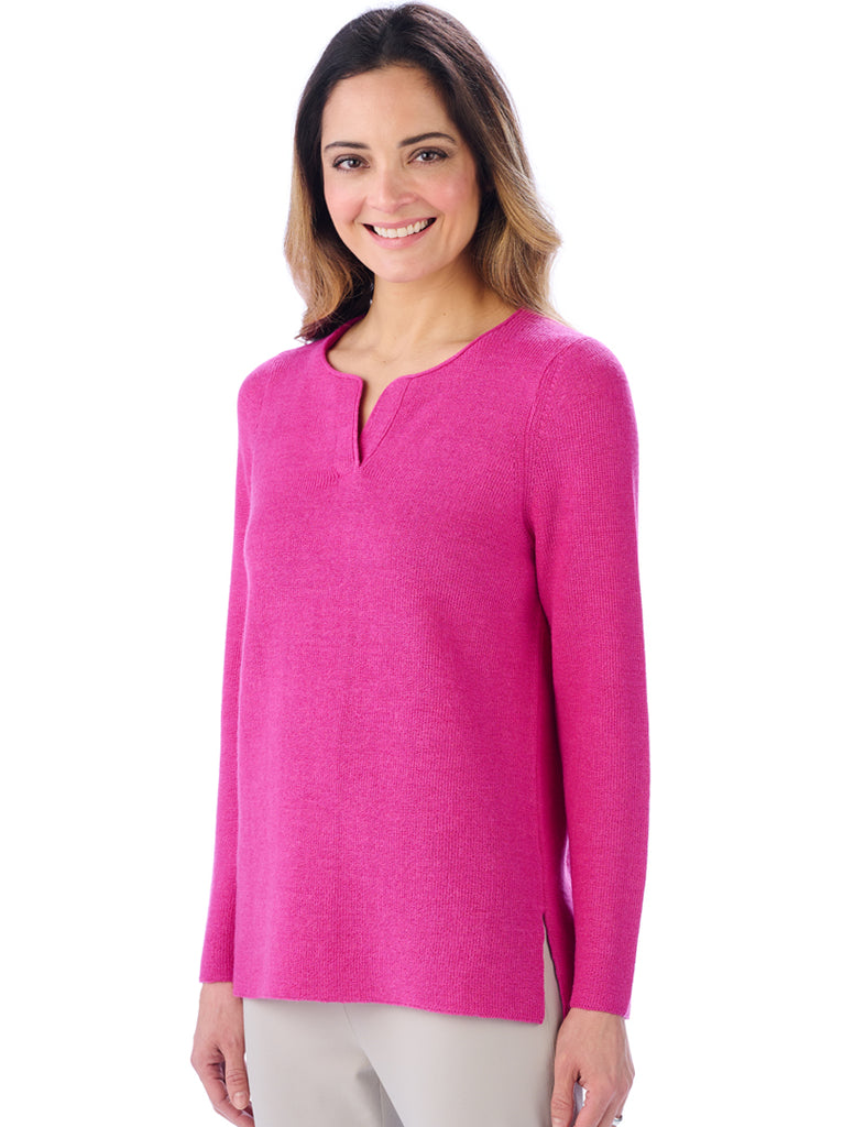 Alpaca Knitwear - Nadia in Fuchsia by Artisan Route