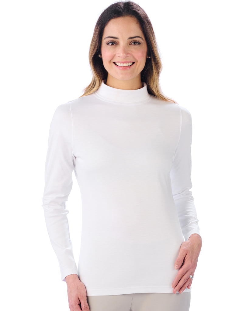 Pima Cotton T Shirt - Paula in White by Artisan Route