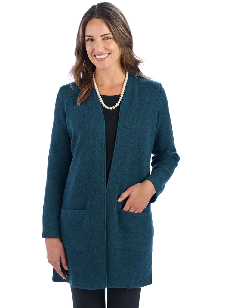 Alpaca Knitwear - Selina in Petrol Blue by Artisan Route