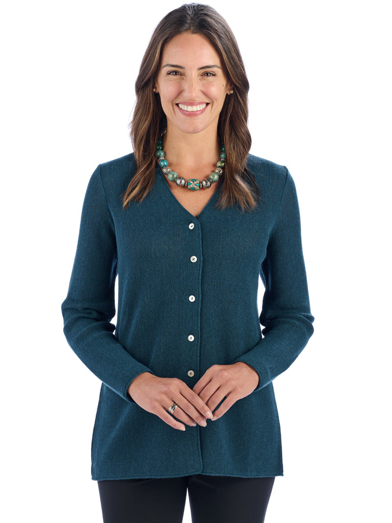 Alpaca Knitwear - Tanis inPetrol Blue by Artisan Route