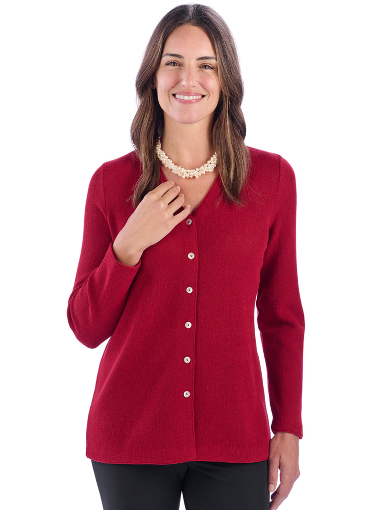 Alpaca Knitwear - Tania in Red by Artisan Route