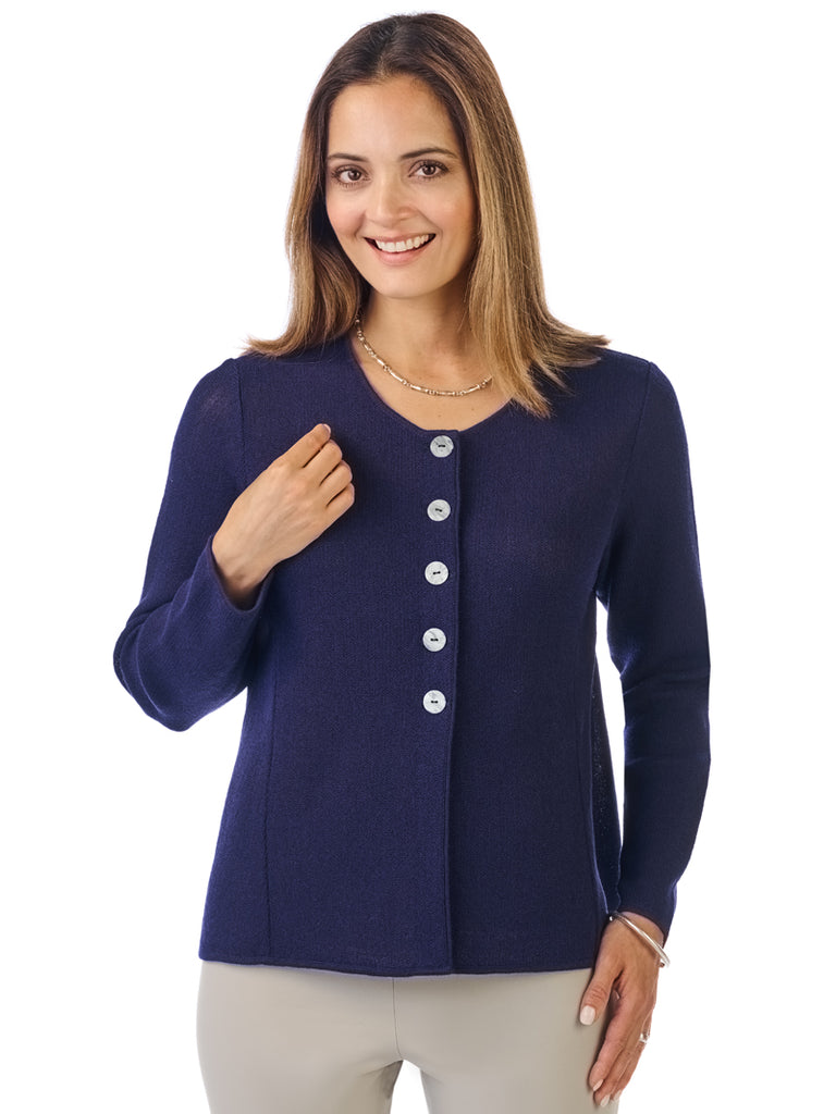 Alpaca Knitwear - Angela in Deep Navy by Artisan Route