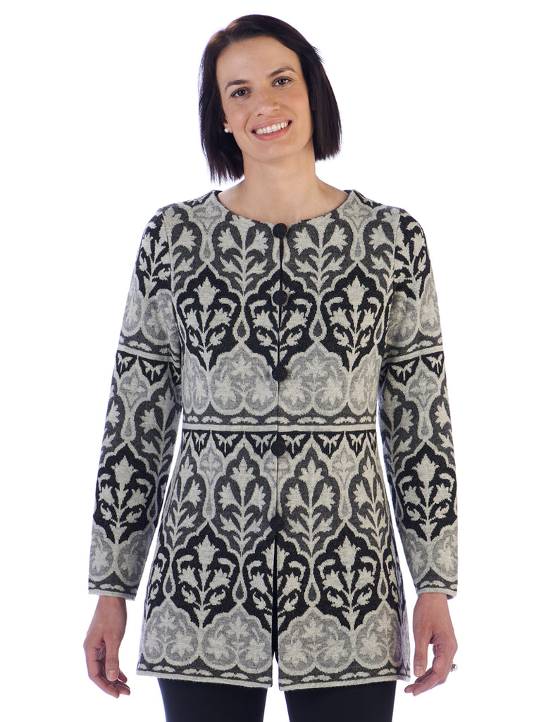 Alpaca Knitwear - Cordelia in Grey Mix by Artisan Route