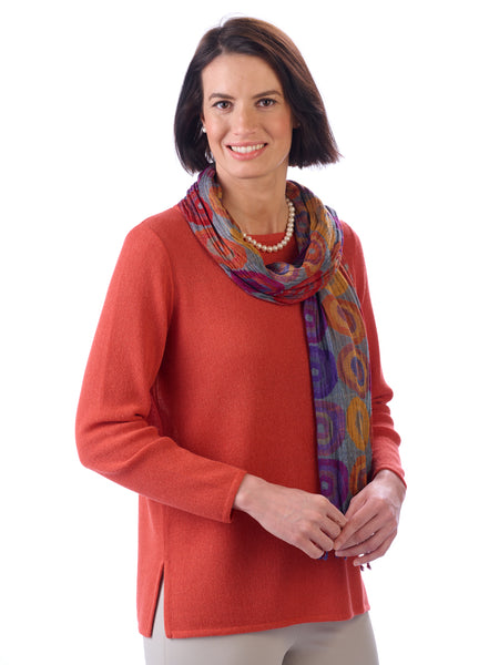 Daniela in Baked Apple with Scarf