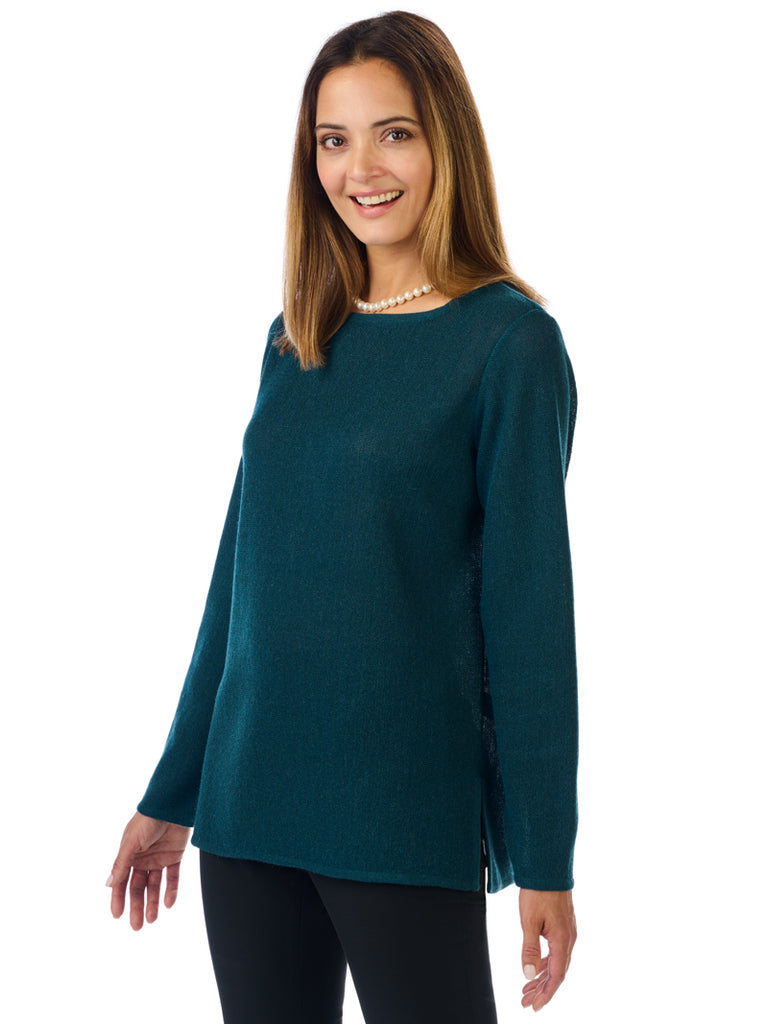 Alpaca Knitwear - Daniela in Petrol Blue by Artisan Route