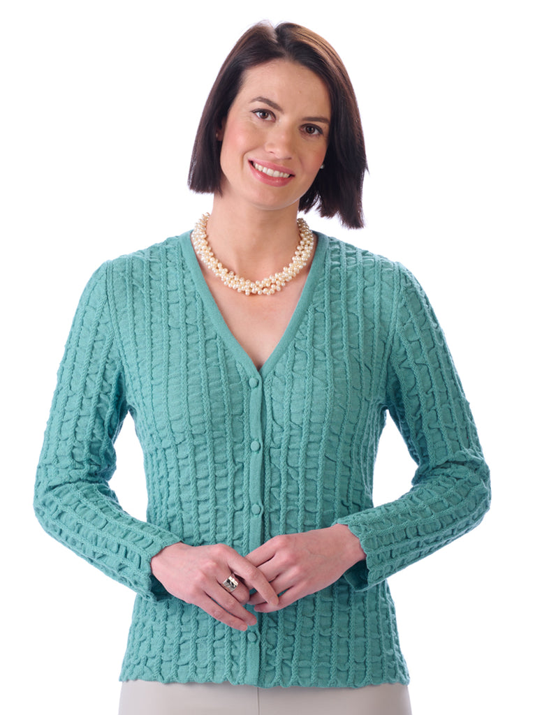 Alpaca Knitwear - Darits in Dusty Turquoise by Artisan Route