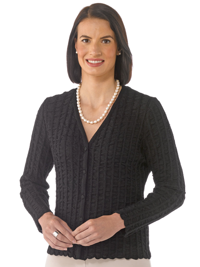 Alpaca Knitwear - Darita in Black by Artisan Route