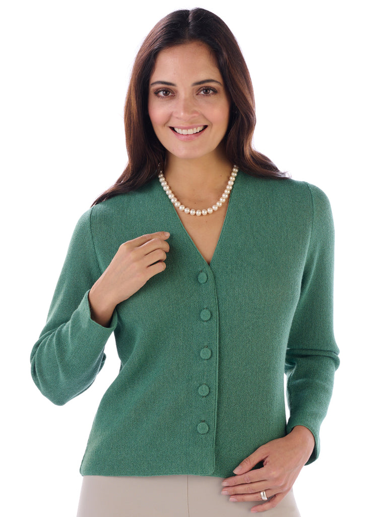 Alpaca Knitwear - Kesia in Deep Grass Green by Artisan Route