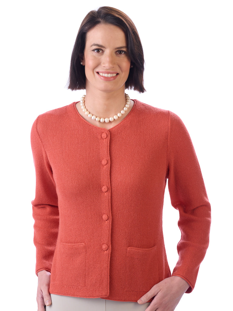 Alpaca Knitwear - Lauren in Baked Apple by Artisan Route