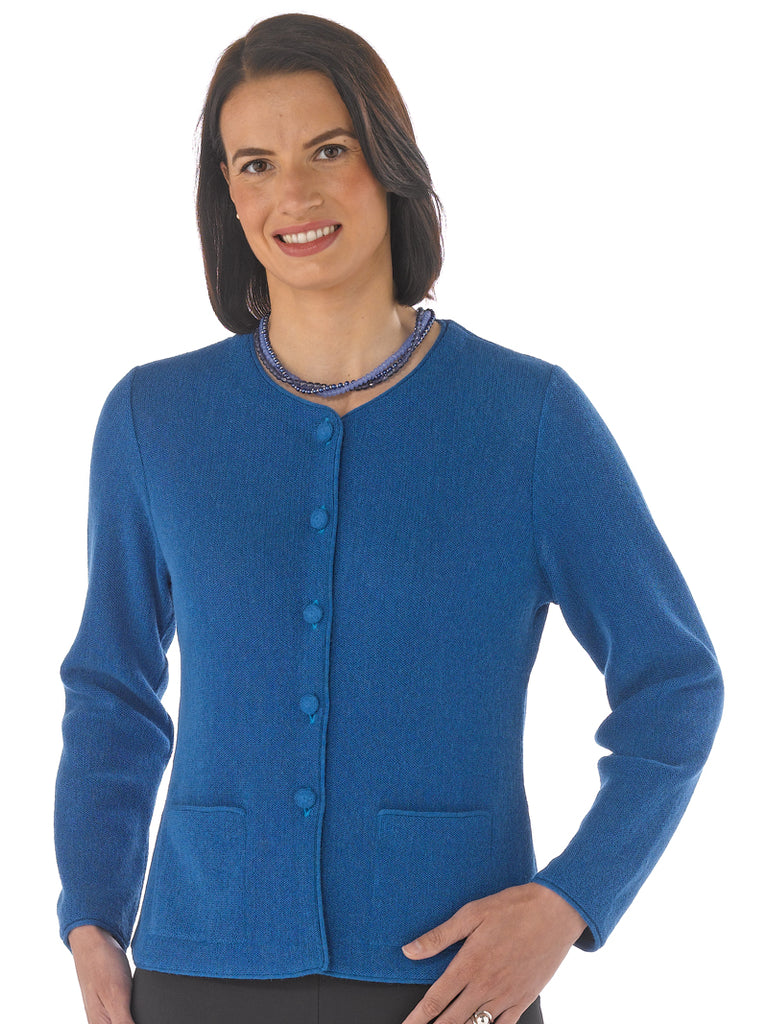 Alpaca Knitwear - Lauren in Snorkel Blue by Artisan Route