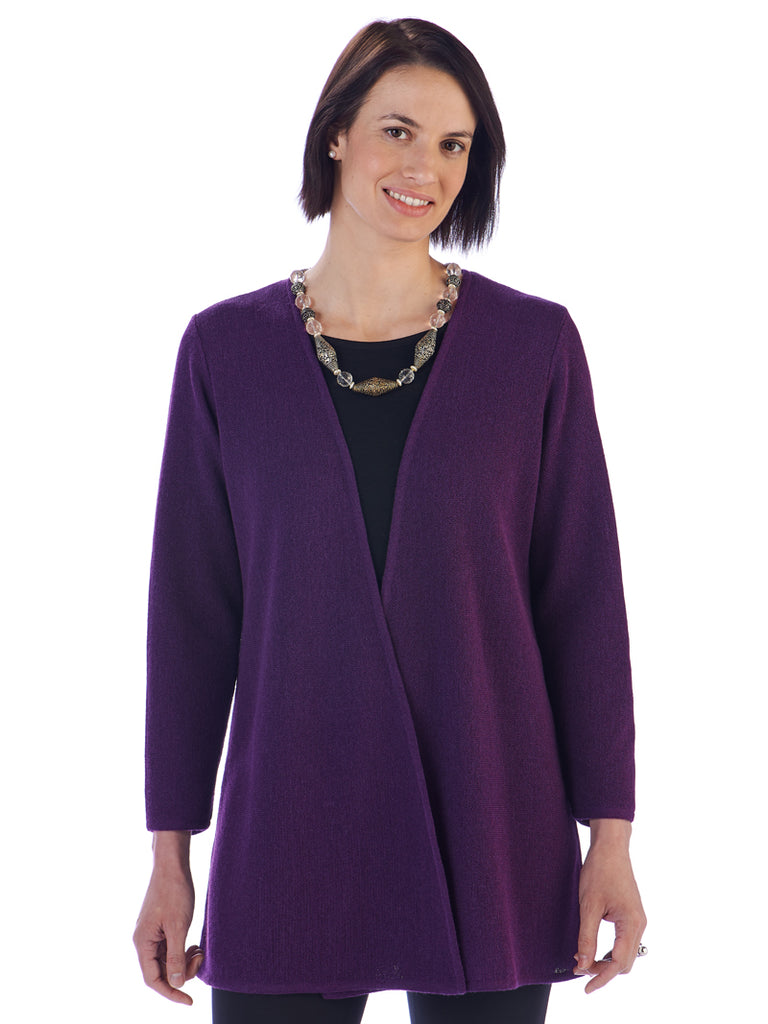 Alpaca Knitwear - Olivia in Blackberry by Artisan Route