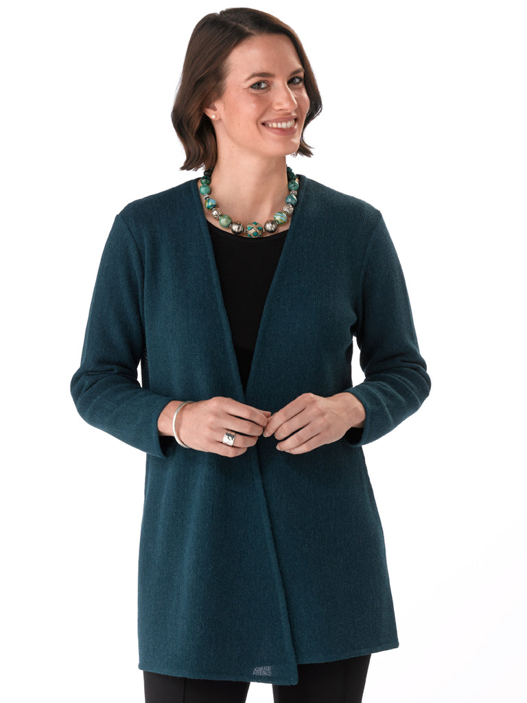 Alpaca Knitwear - Olivia in Petrol Blue by Artisan Route