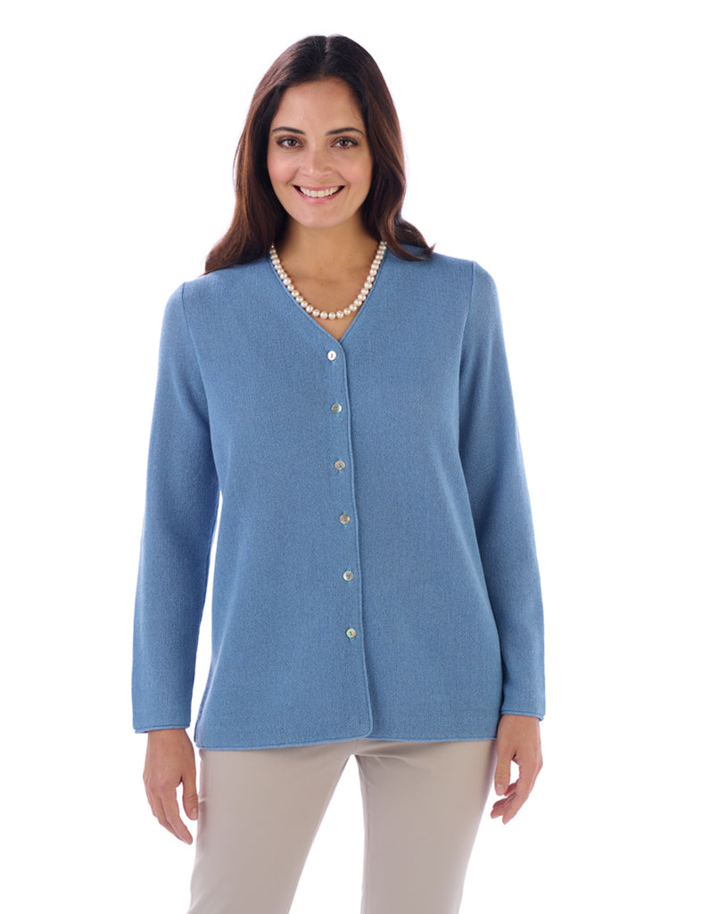 Alpaca Knitwear - Tania in Parisian Blue by Artisan Route