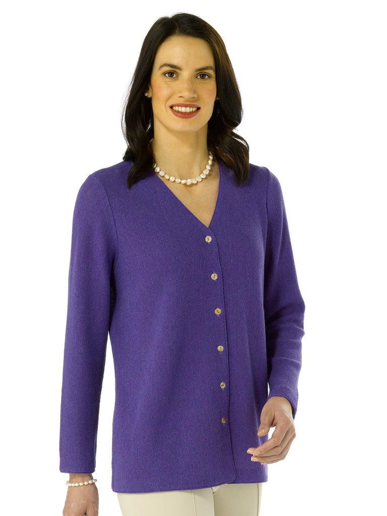 Alpaca Knitwear - Tania in Ultraviolet by Artisan Route