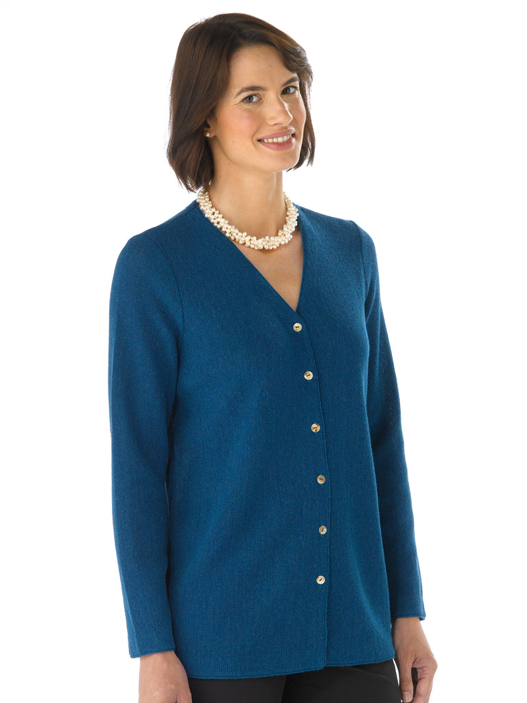 Alpaca Knitwear - Tania in Baltic by Artisan Route