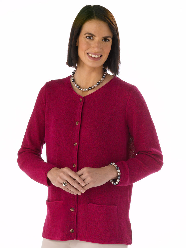 Alpaca Knitwear - Valentina in Cherry by Artisan Route