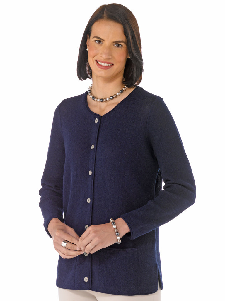 Alpaca Knitwear - Valentina in Deep Navy by Artisan Route