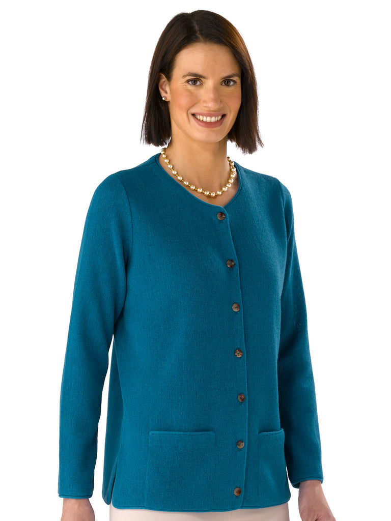 Alpaca Knitwear - Valentina in Teal by Artisan Route