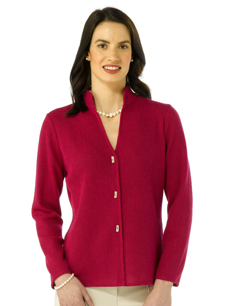 Alpaca Knitwear - Valeria in Cherry by Artisan Route