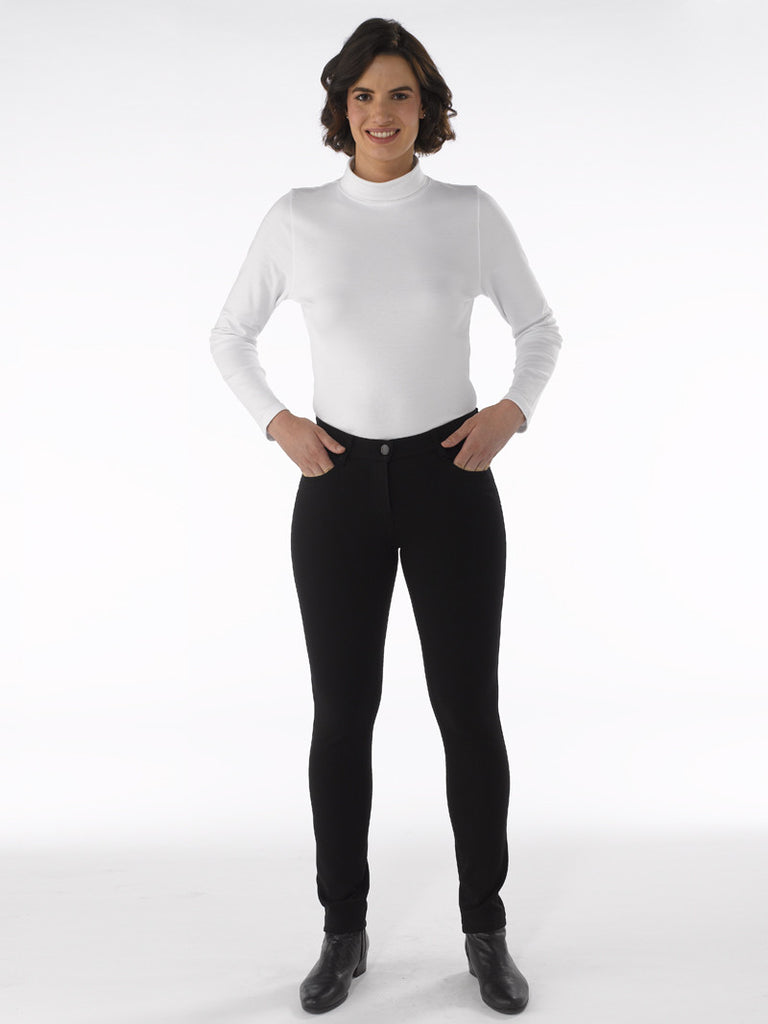 Ladies Trousers - Zita in Black at Artisan Route