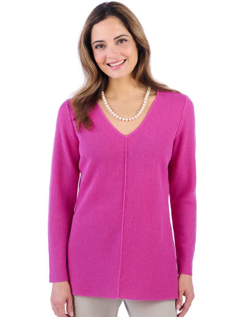 Alpaca Knitwear - Andrea in Fuchsia by Artisan Route