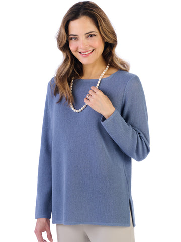 Alpaca Knitwear - Daniela in Airforce Blue by Artisan Route