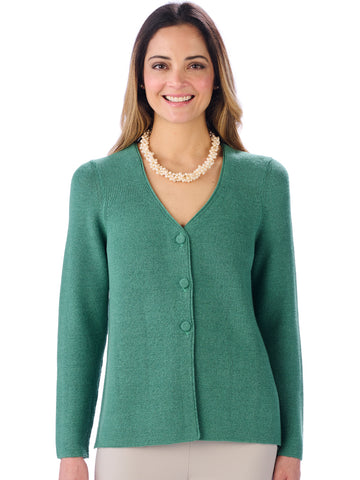 Alpaca Knitwear - Denise in Deep Grass Green by Artisan Route