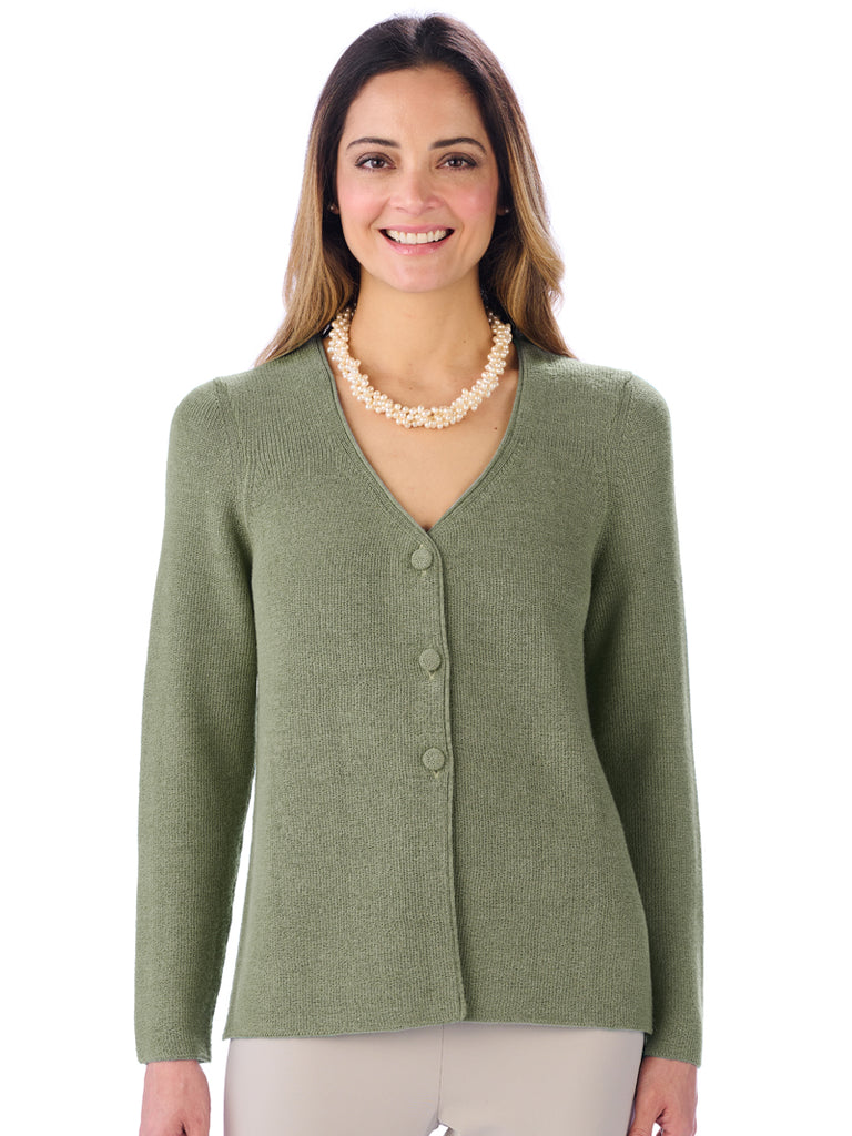Alpaca Knitwear - Denise in Dress Khaki by Artisan Route
