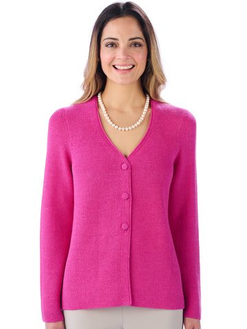 Alpaca Knitwear - Denise in Fuchsia by Artisan Route