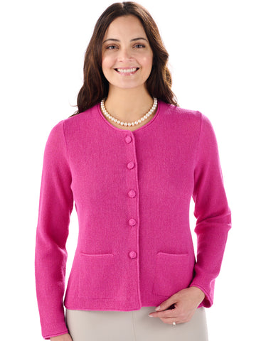 Alpaca Knitwear - Lauren in Fuchsia by Artisan Route