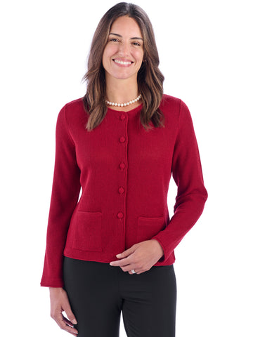 Alpaca Knitwear - Lauren in Red by Artisan Route