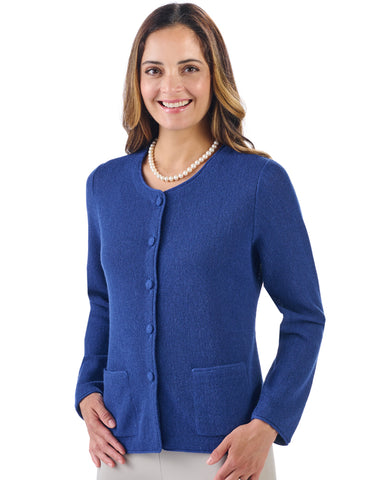 Alpaca Knitwear - Lauren in Royal Blue by Artisan Route