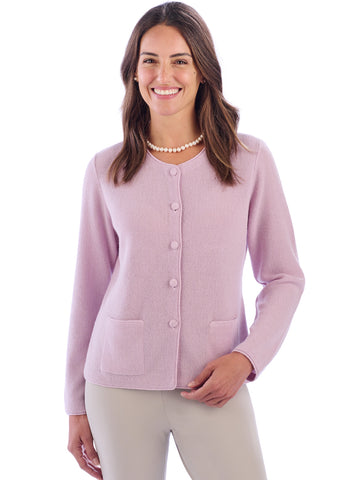 Alpaca Knitwear - Lauren in Soft Pink by Artisan Route