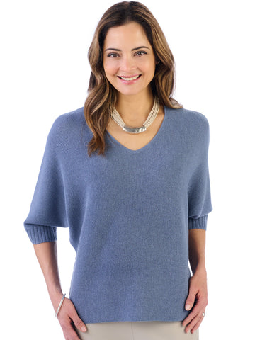 Alpaca Knitwear - Martina in Airforce Blue by Artisan Route