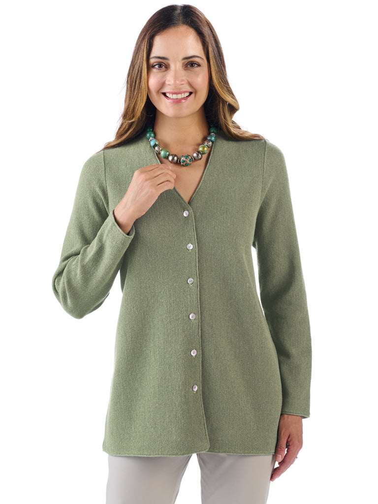 Alpaca Knitwear - Tania in Dress Khaki by Artisan Route