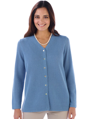 Alpaca Knitwear - Tania in Parisian Blue by Artisan Route