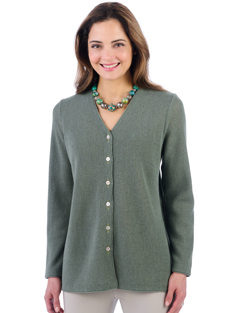 Alpaca Knitwear - Tania in Dress Khaki by Artisan Route