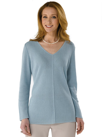 Alpaca Knitwear - Andrea in Omphalodes by Artisan Route