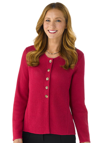 Alpaca Knitwear - Angela in Hibiscus by Artisan Route