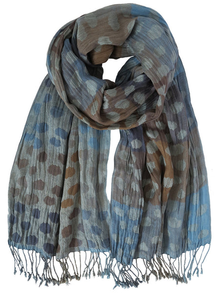 Silk Scarves - Ash Blue Mix by Artisan Route