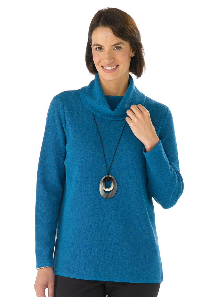 Alpaca Knitwear - Catalina in Teal by Artisan Route