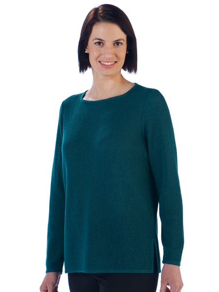 Alpaca Knitwear - Daniela in Teal by Artisan Route