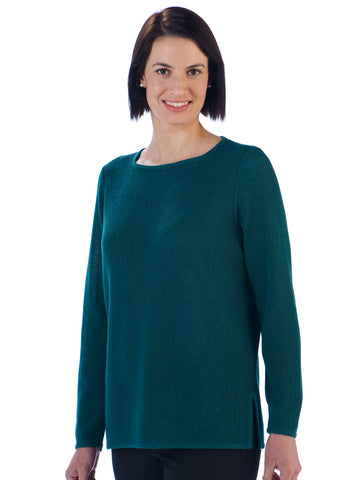 Alpaca Knitwear - Daniela in Teal by Artisan Route
