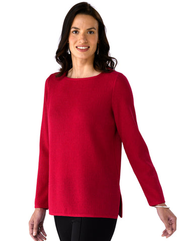 Alpaca Knitwear - Daniela in Hibiscus by Artisan Route