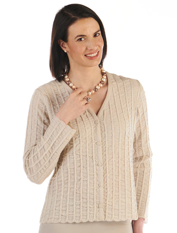 Alpaca Knitwear-Darita in Frost by Artisan Route