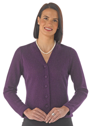 Alpaca Knitwear - Kesia Jacket in Velvet by Artisan Route