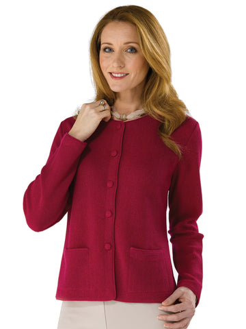 Alpaca Knitwear - Lauren in Cherry by Artisan Route
