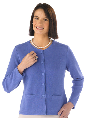 Alpaca Knitwear - Lauren in Campanula by Artisan Route