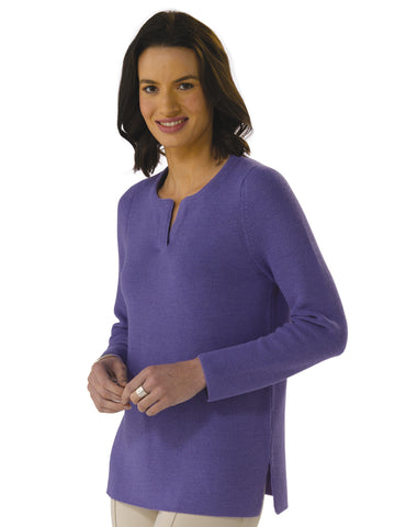 Alpaca Knitwear - Nadia in Bilberry by Artisan Route