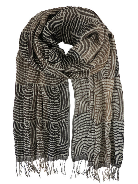 Silk Scarves - Panther Grey Mix by Artisan Route